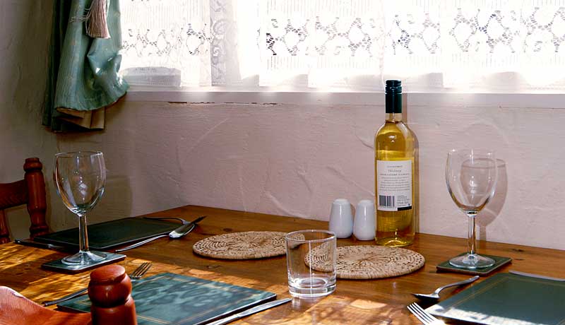 Forge Self Catering Cottage: Relax with a Bottle of Wine